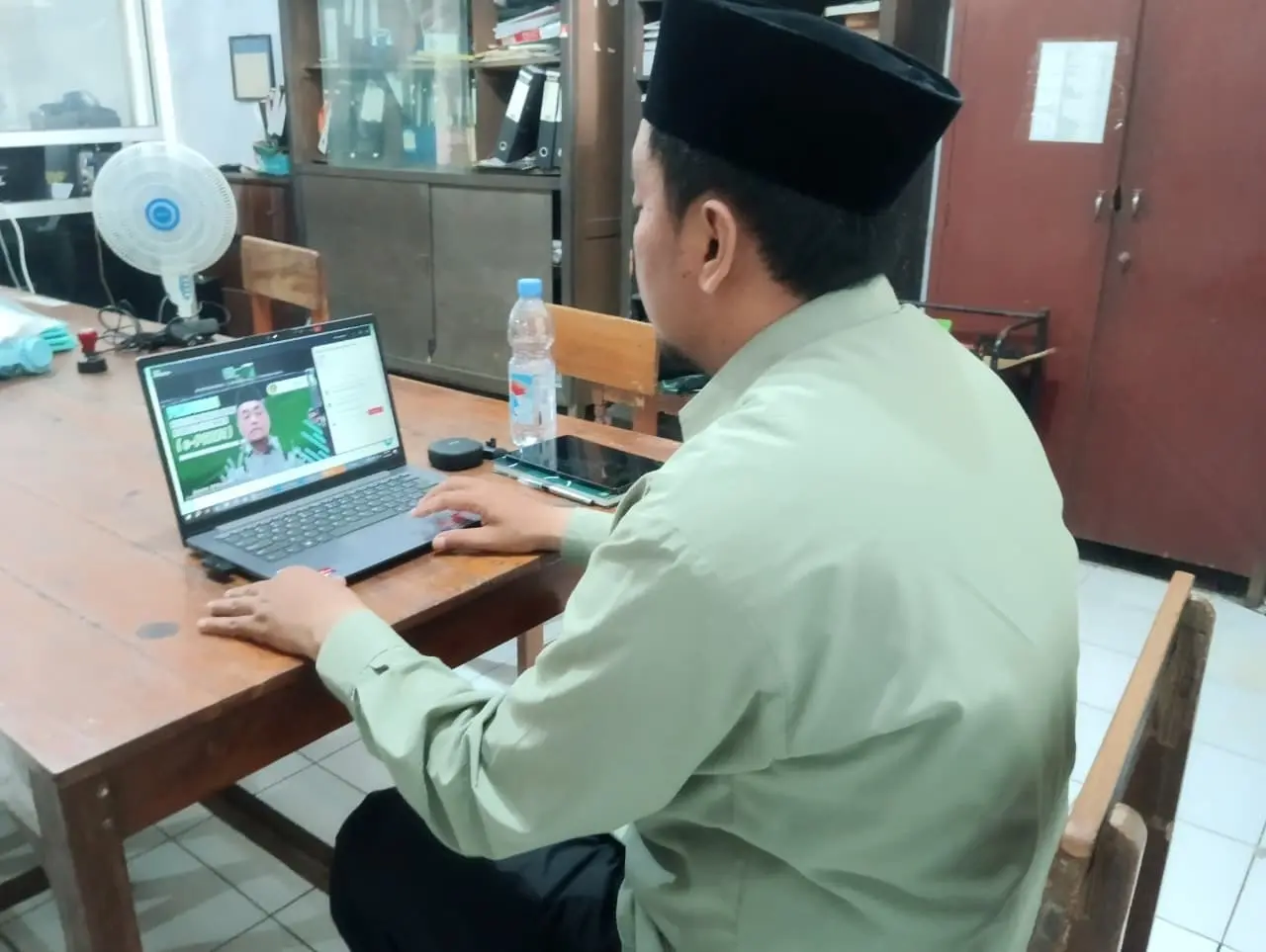 Kepala MTs Walisongo Ikuti PKKM Daring Kemenag Jepara