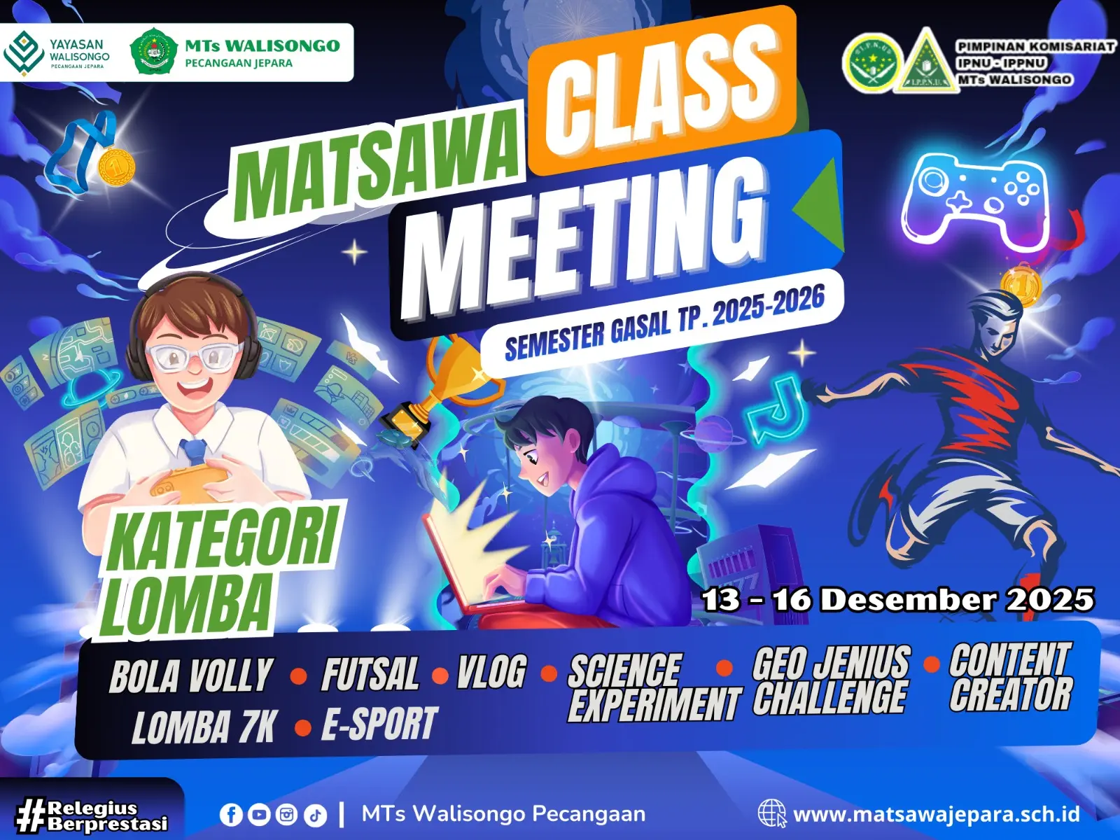 MTs Walisongo Gelar Matsawa Class Meeting Semester Gasal 2025/2026