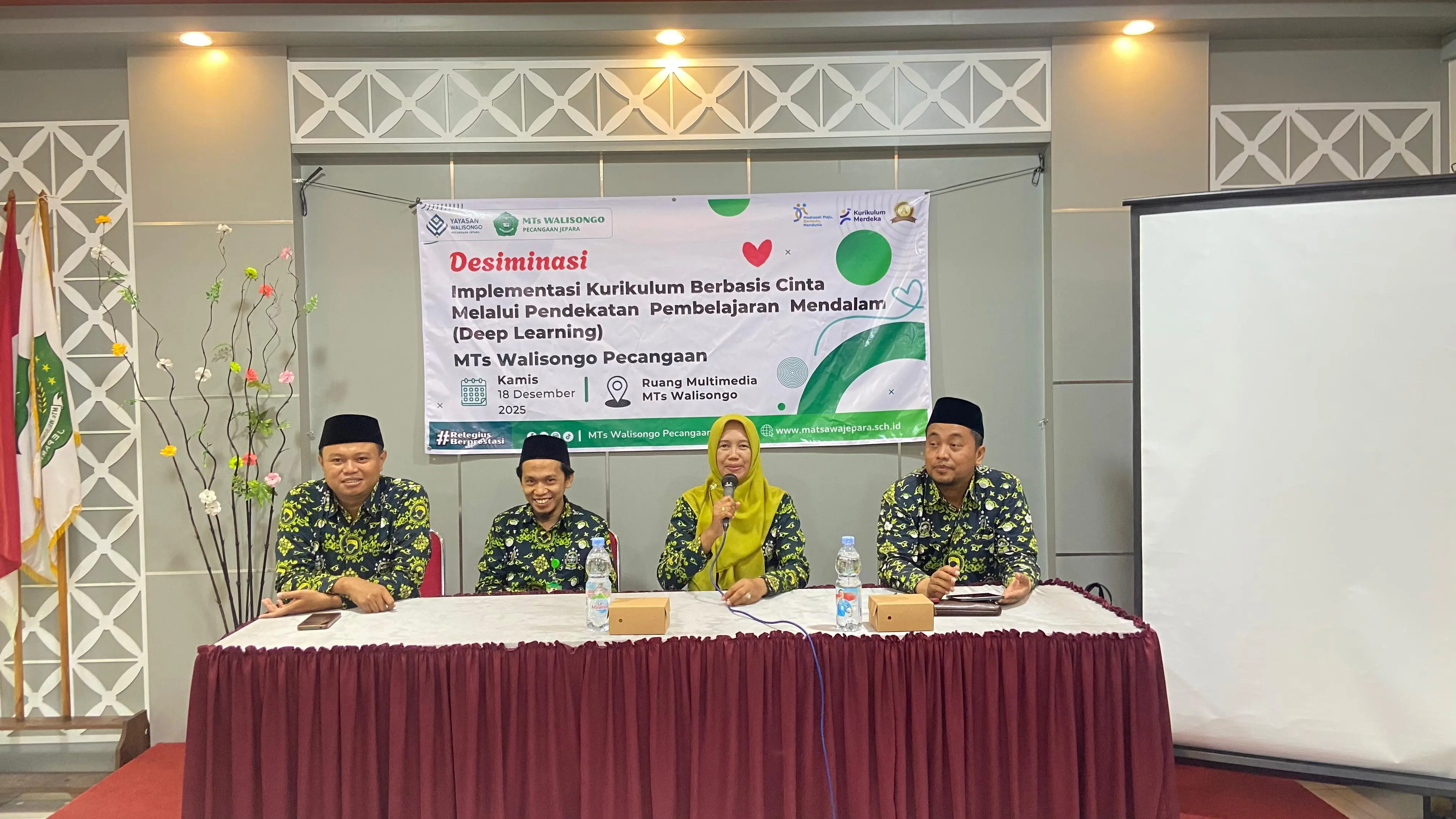 MTs Walisongo Laksanakan Khotmil Qur’an Bulanan dan Diseminasi Kurikulum Berbasis Cinta serta Deep Learning