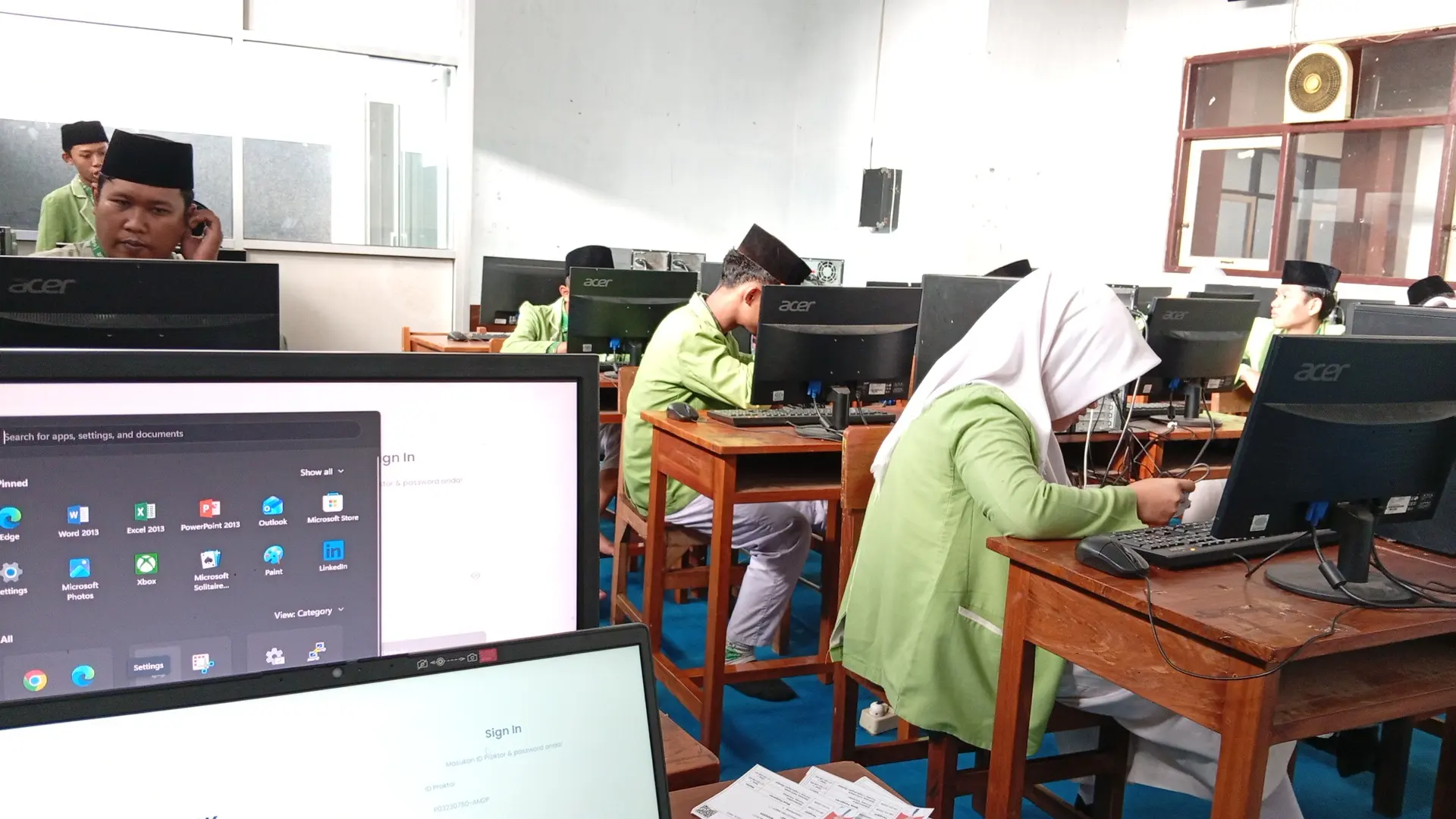 52 Siswa MTs Walisongo Mengikuti Gladi Bersih TKA